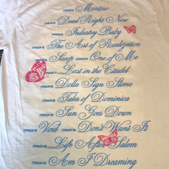 Lil Nas X Montero Album Promo Tee Shirt - Picture 10 of 12